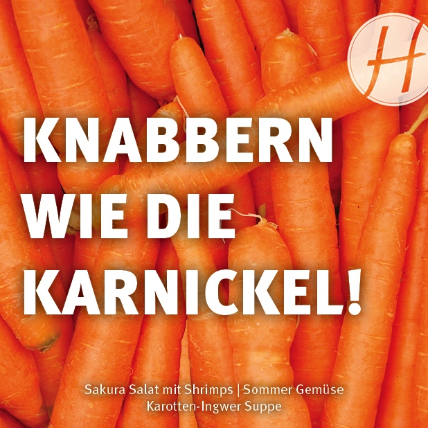 Knabbern wie die Karnickel!