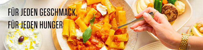 Für jeden Geschmack, für jeden Hunger