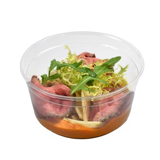 Roastbeef auf Süßkartoffelpüree